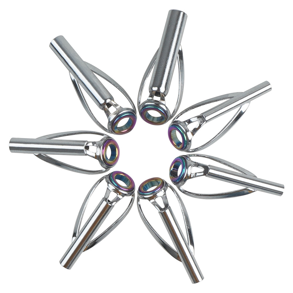 10Pcs Fishing Rod Guide Tips R - Fishing Rod Guide Replacement 评论和价格